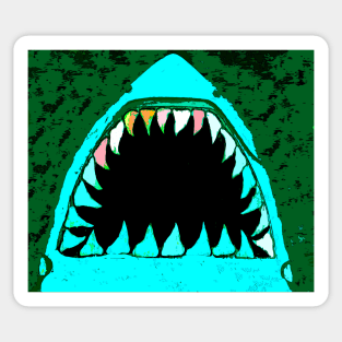 Shark bite Sticker